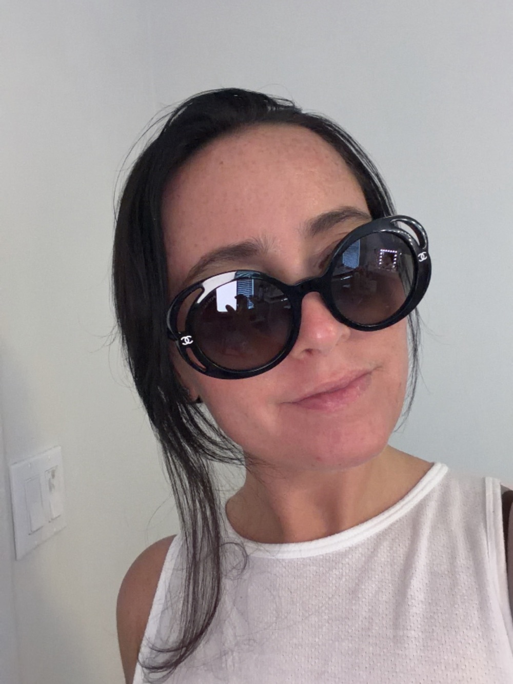 CHANEL Camellia Sunglasses
